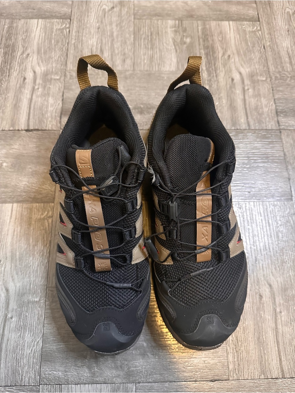 Salomon Black and Brown Women's Trail Running Shoes